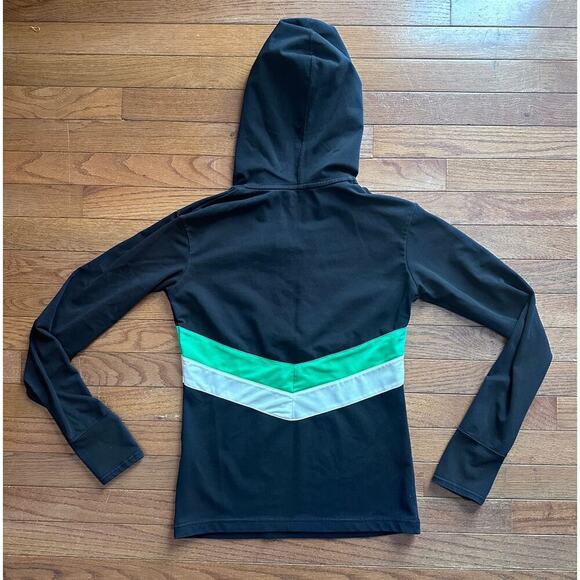 Nike Women's Full zip jacket With Hood Black AND green Size Small - Picture 3 of 16